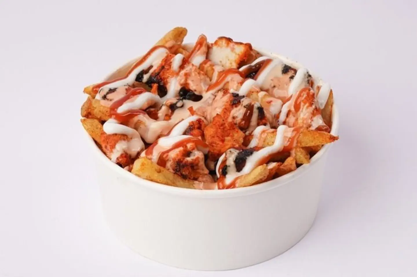 Tawoo With Fries And Sauces - Small Dish