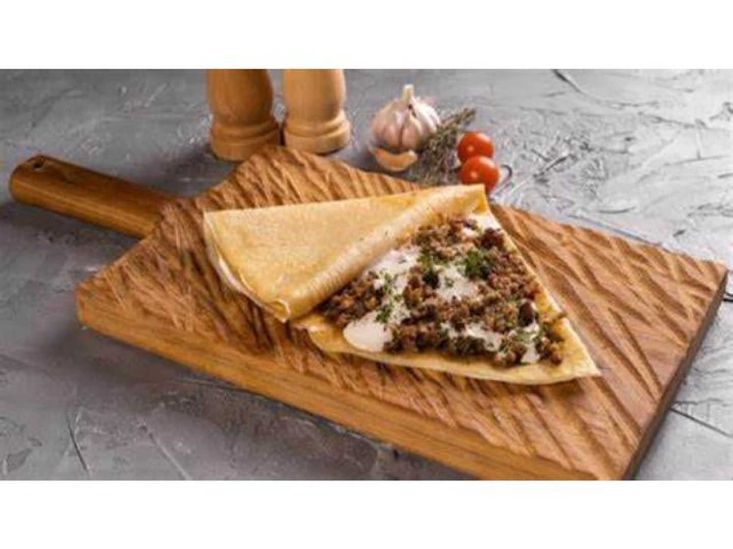 Ground Beef Crepe - Triangle