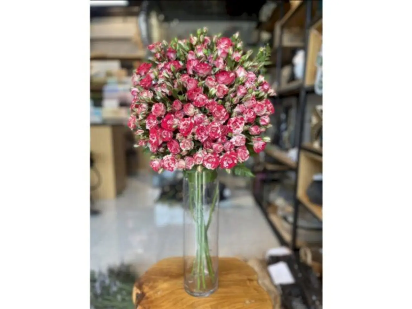 Red Roses Vase - Regular