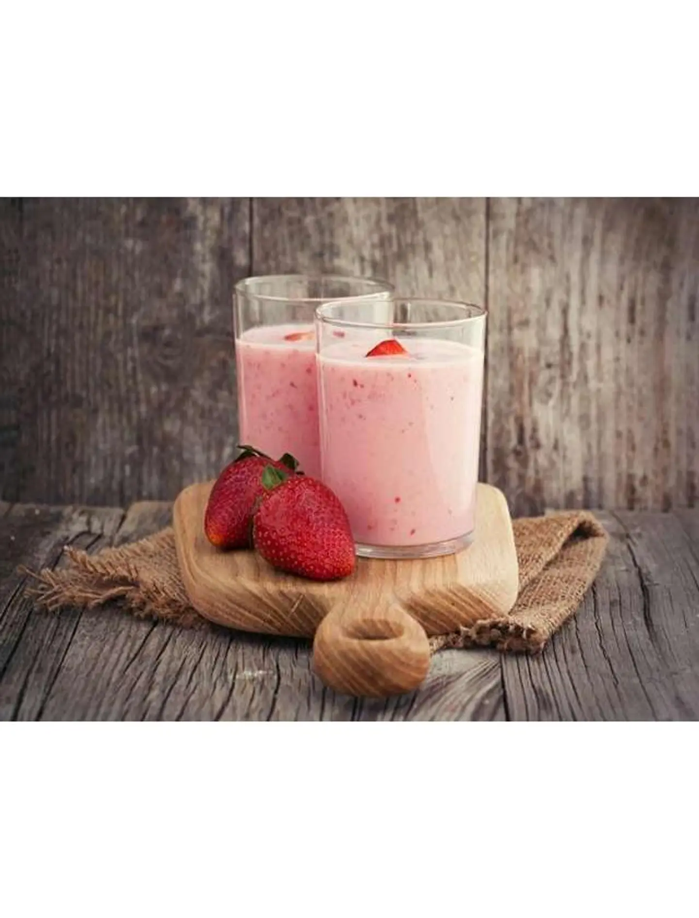 فراوله بالحليب - صغير