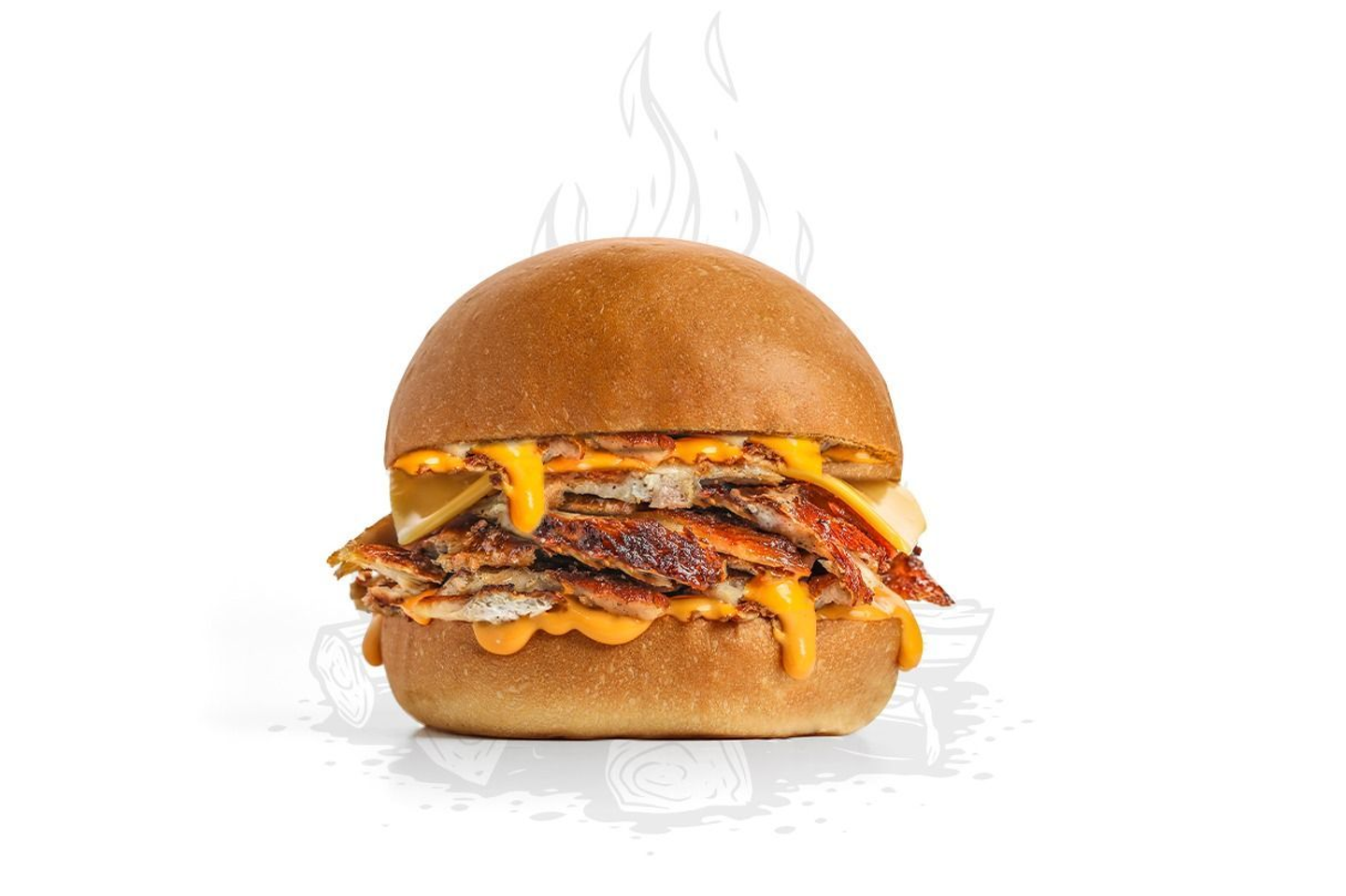 Shawarma With Cheese Burger - Regular