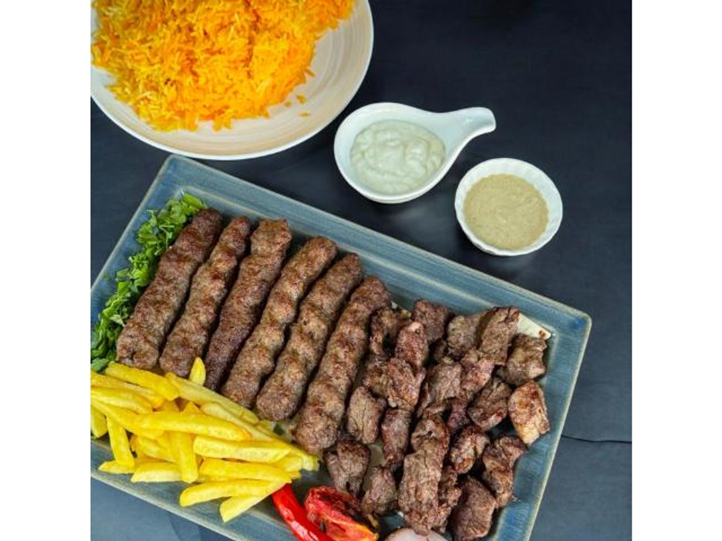 مشاوي مشكل لحم - 4 سيخ