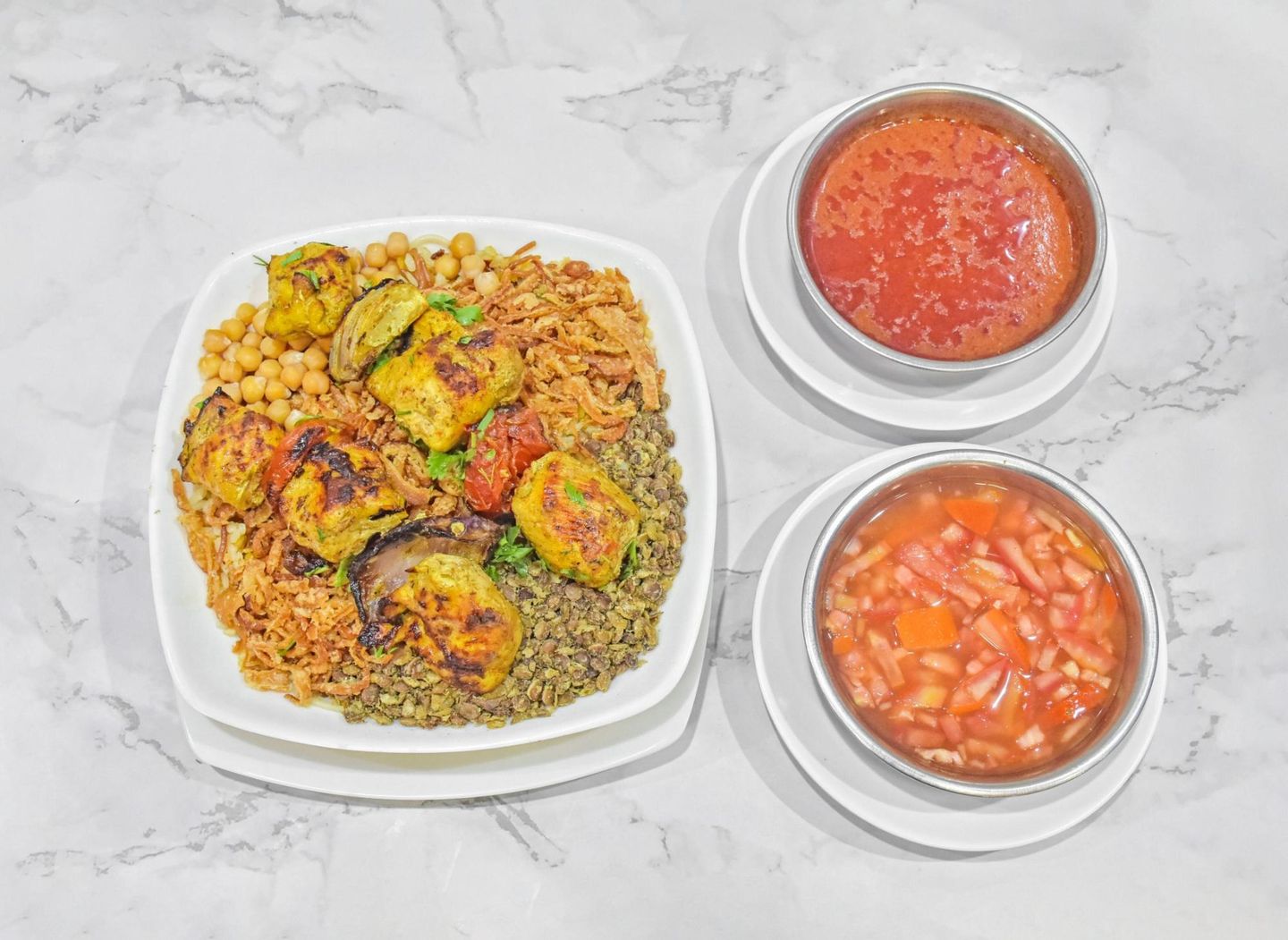 Koshary With Shish Tawook - Small
