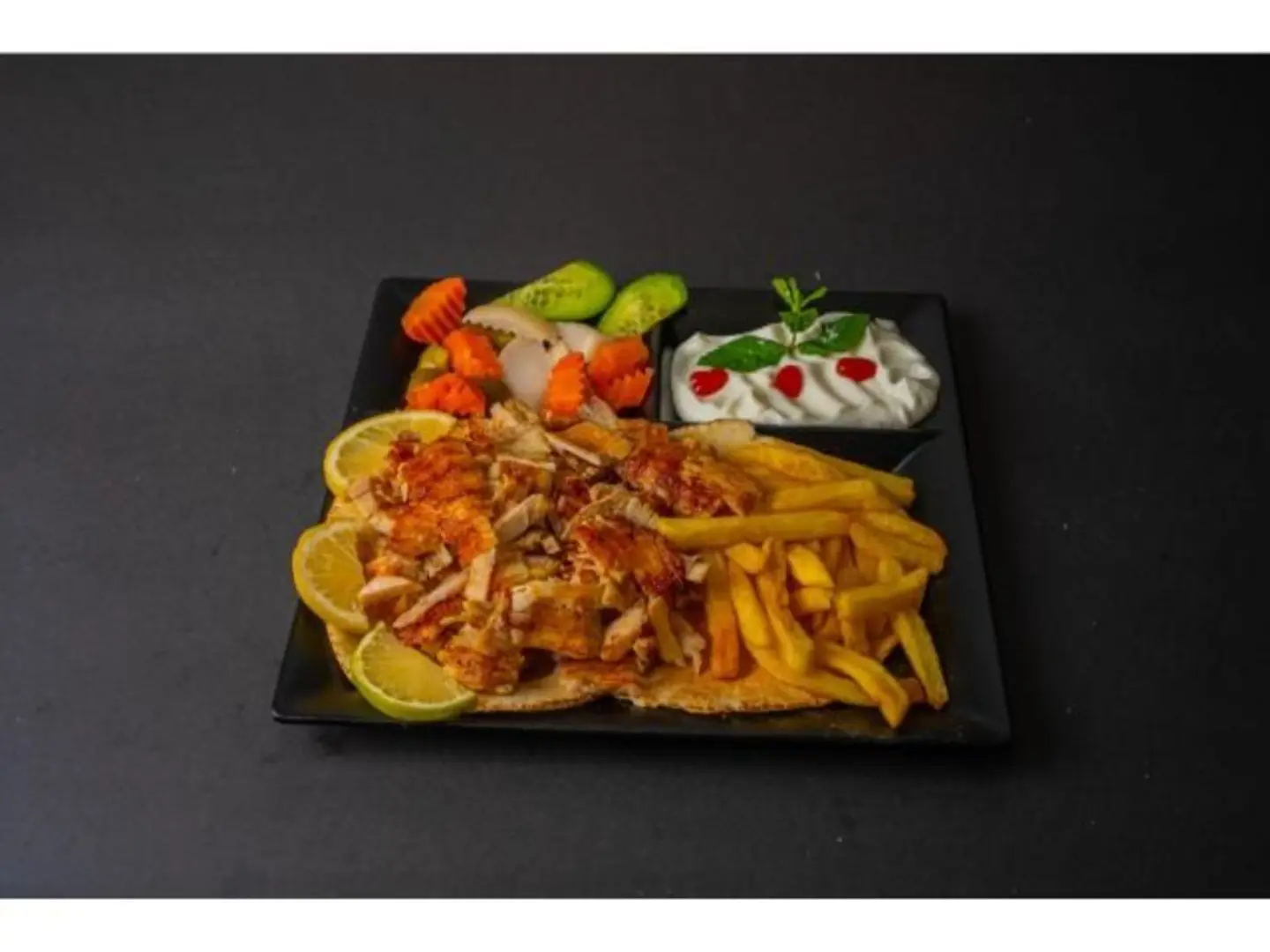 صحن شاورما - صغير