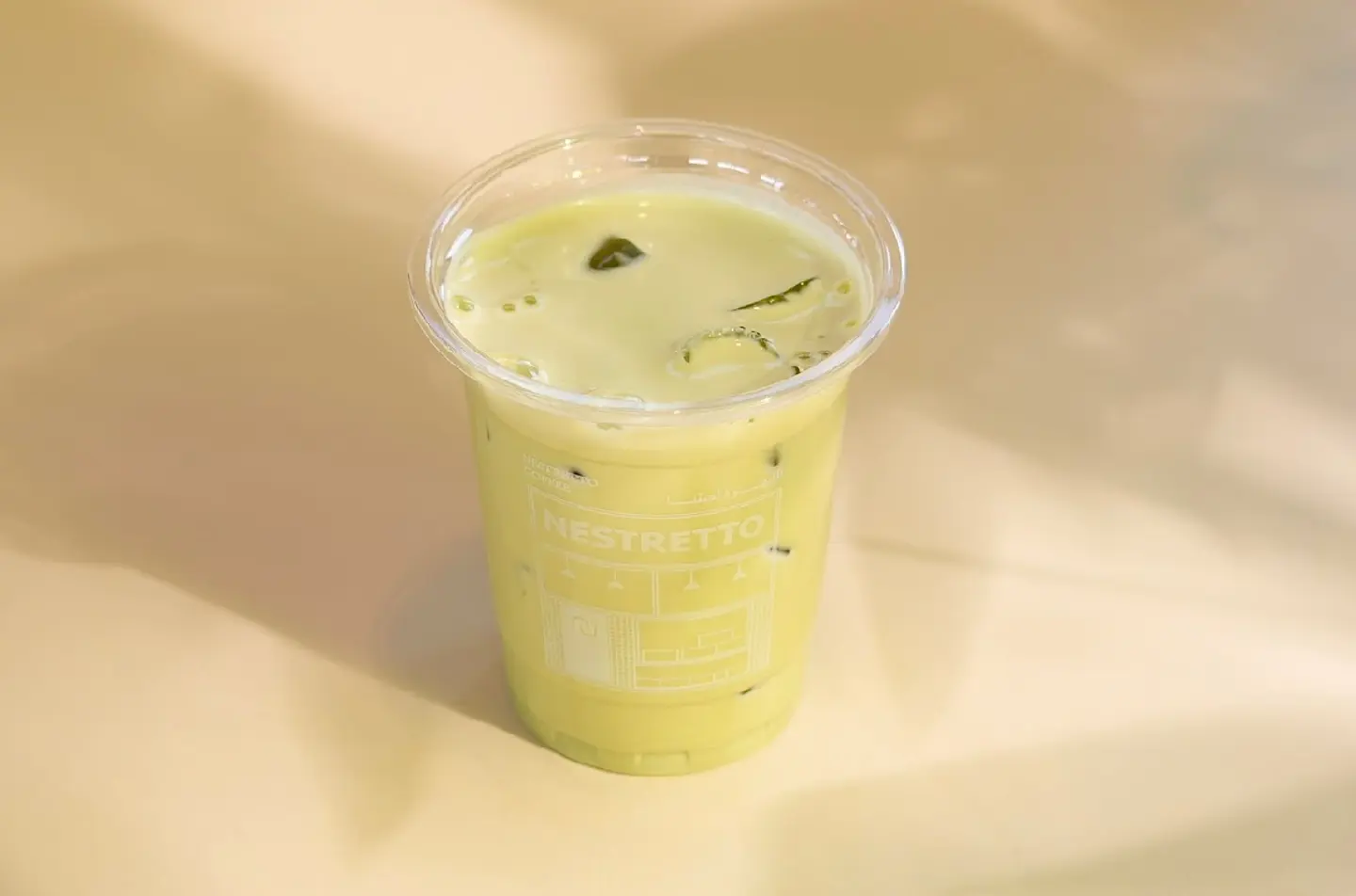 ماتشا باردة بالحليب - صغير