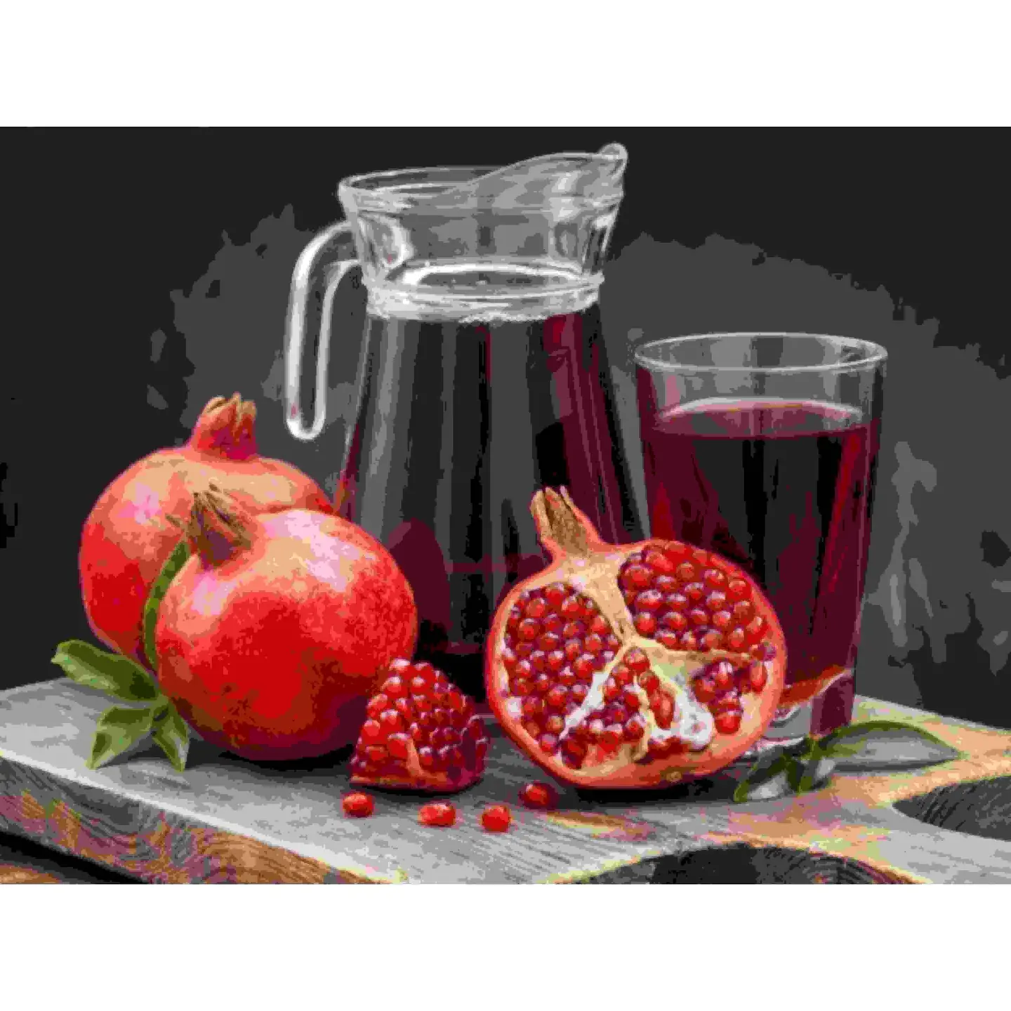 عصير عنب رمان - وسط