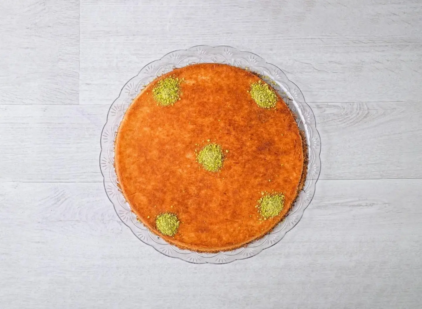Kunafa With Cream And Cheese - One Person