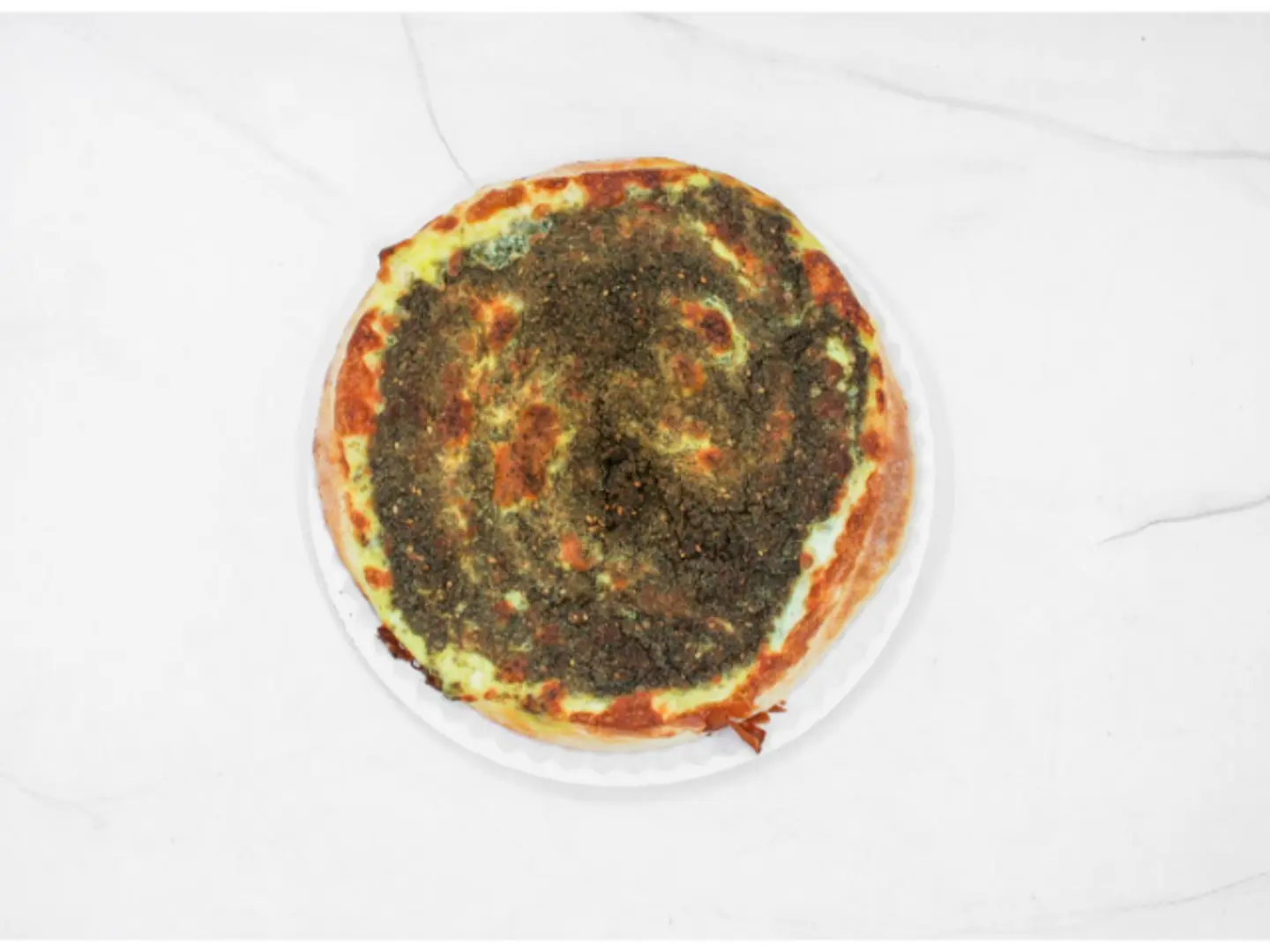 فطيرة زعتر مع خضار - صغير