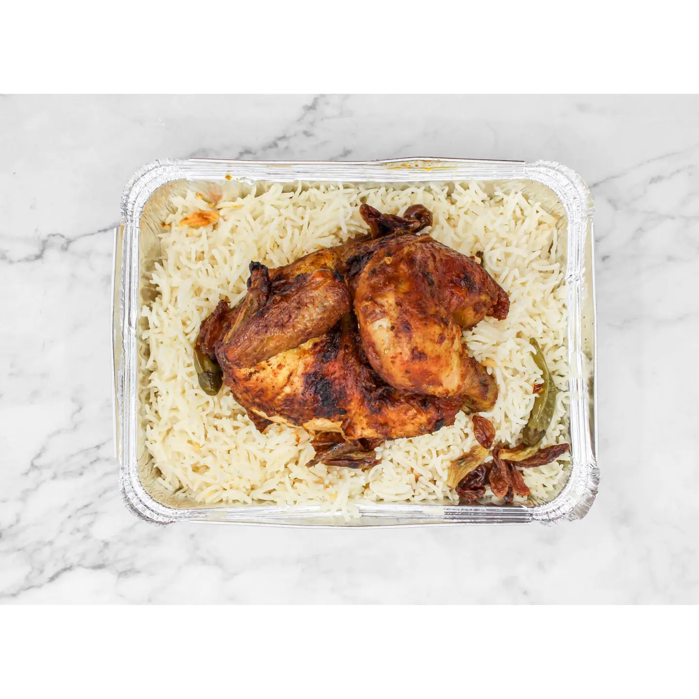 Grilled Chicken With Peshawari Rice - Quarter Chicken