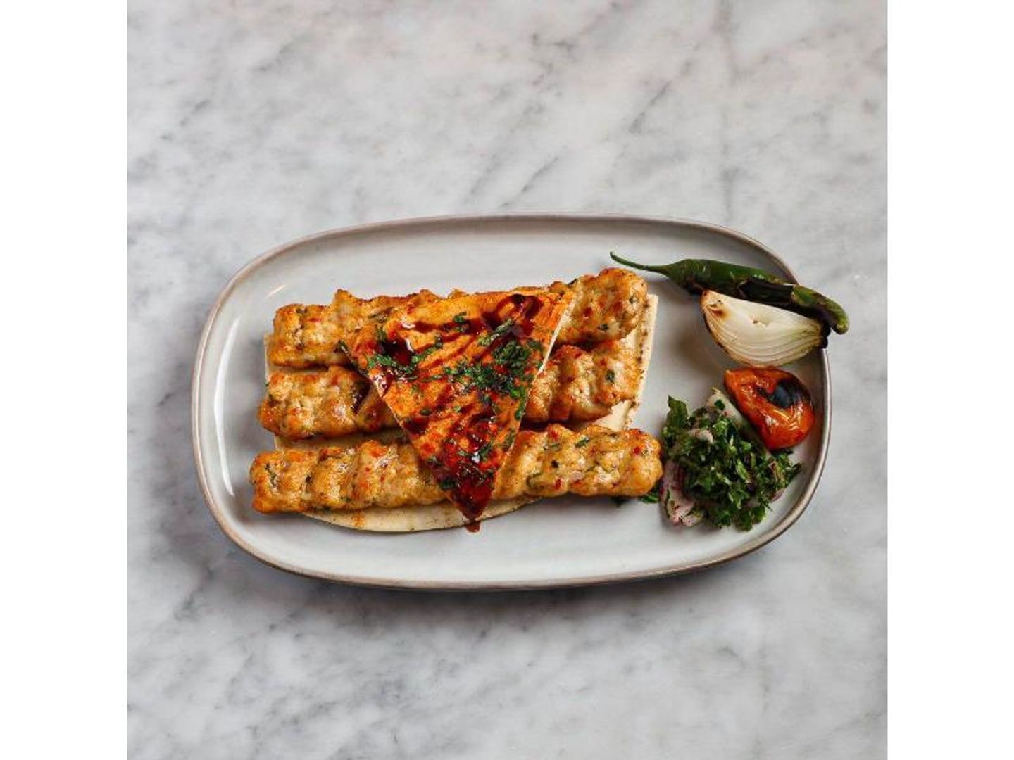 Chichen Seekh Kababs - Half Kg 7 Seekh Kabab Approx