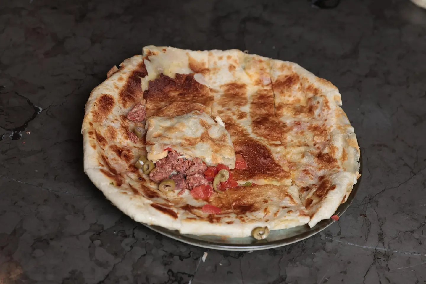 فطيرة لحمة - وسط