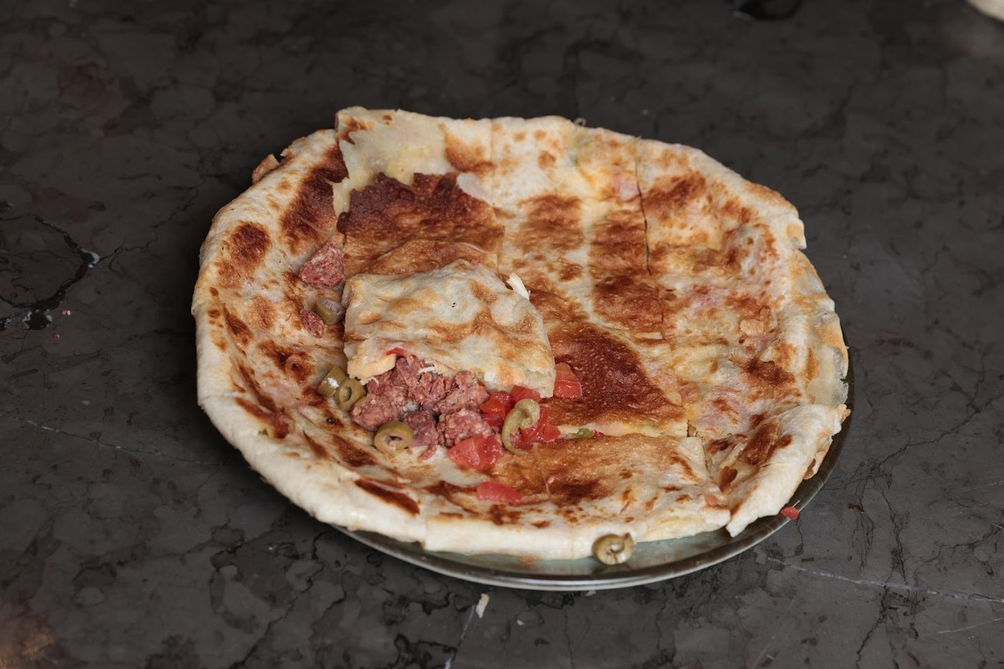 فطيرة لحمة - وسط
