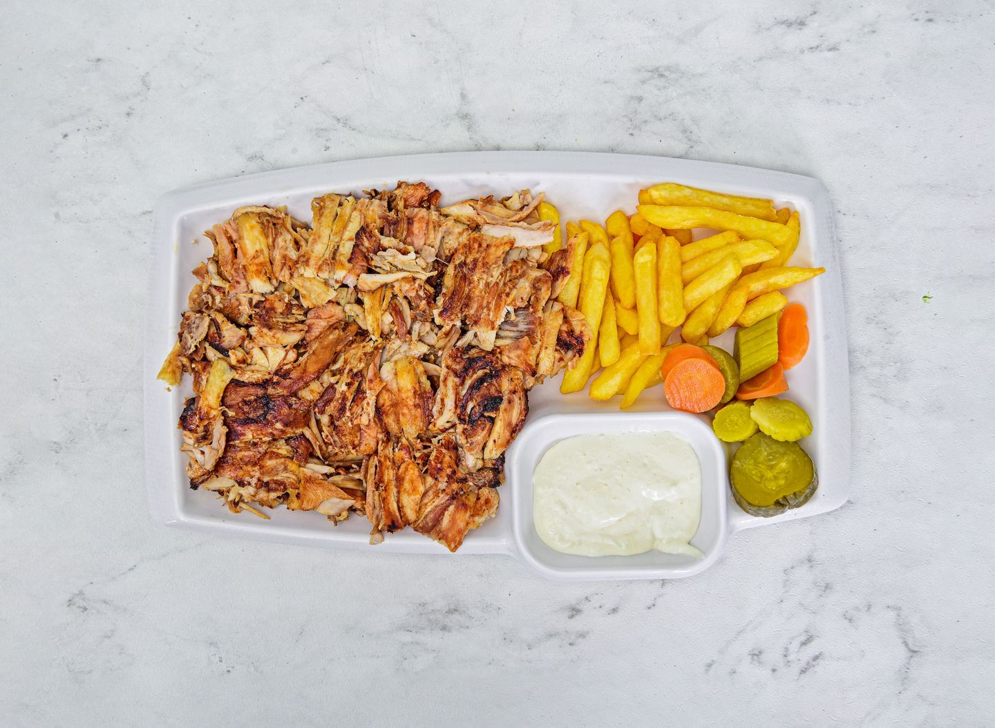 Nour Al Sham Shawarma Plate - Medium