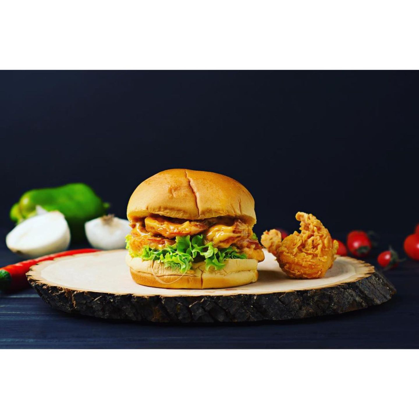 Shrimp Burger - Sandwich