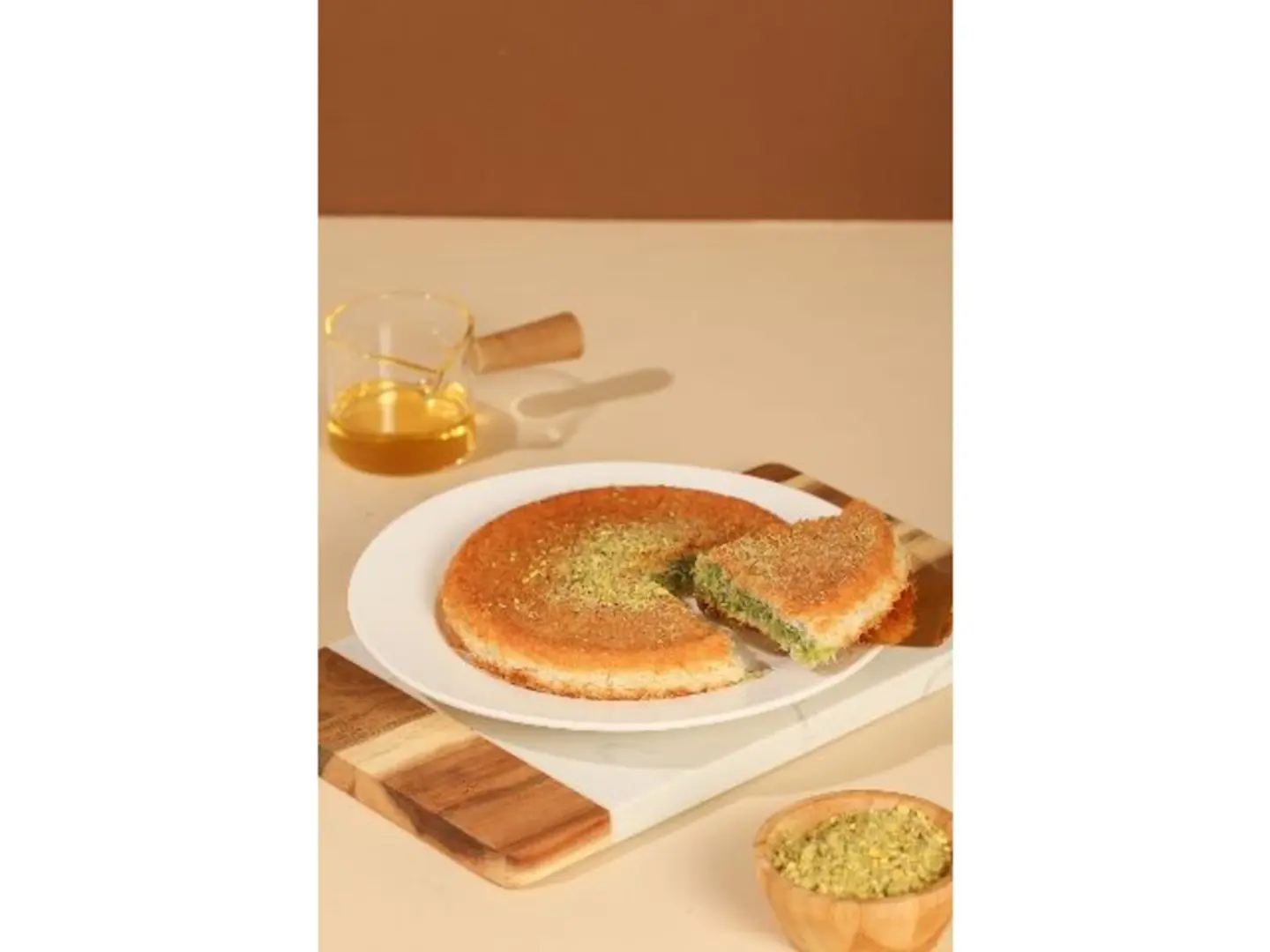 كنافة بستاشيو - كنافة بستاشيو وسط