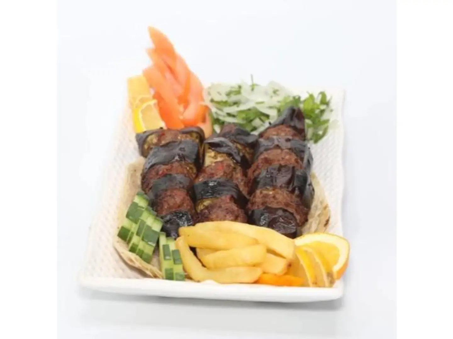 Eggplant Kebab - For One Person