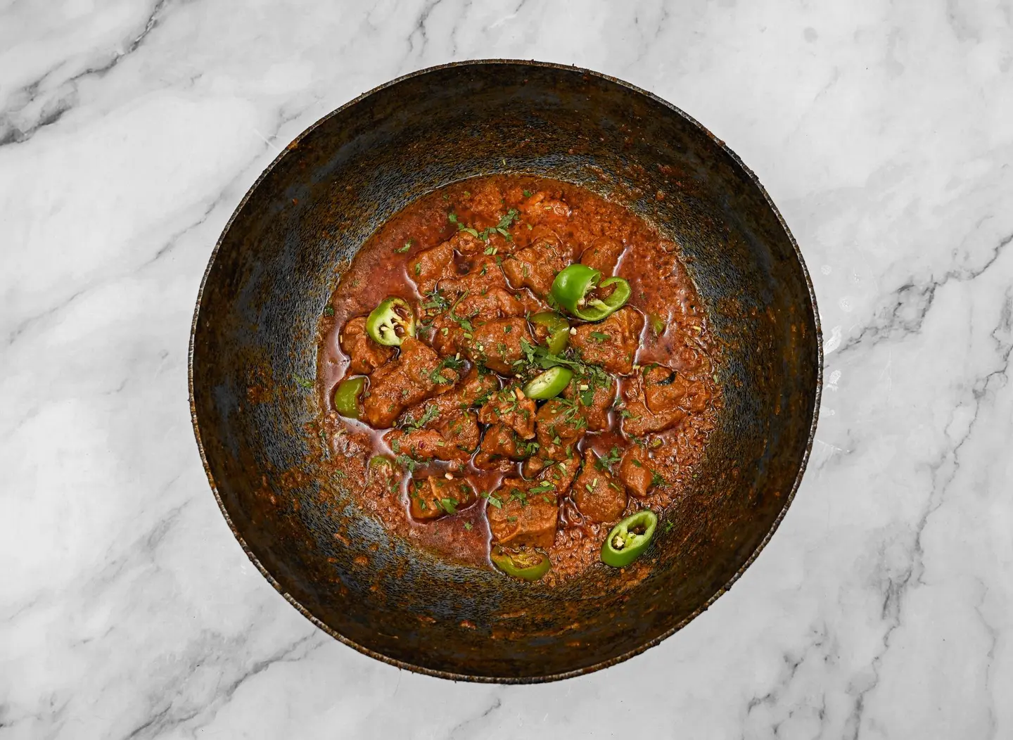 Mutton Peshawri Karahi - Half