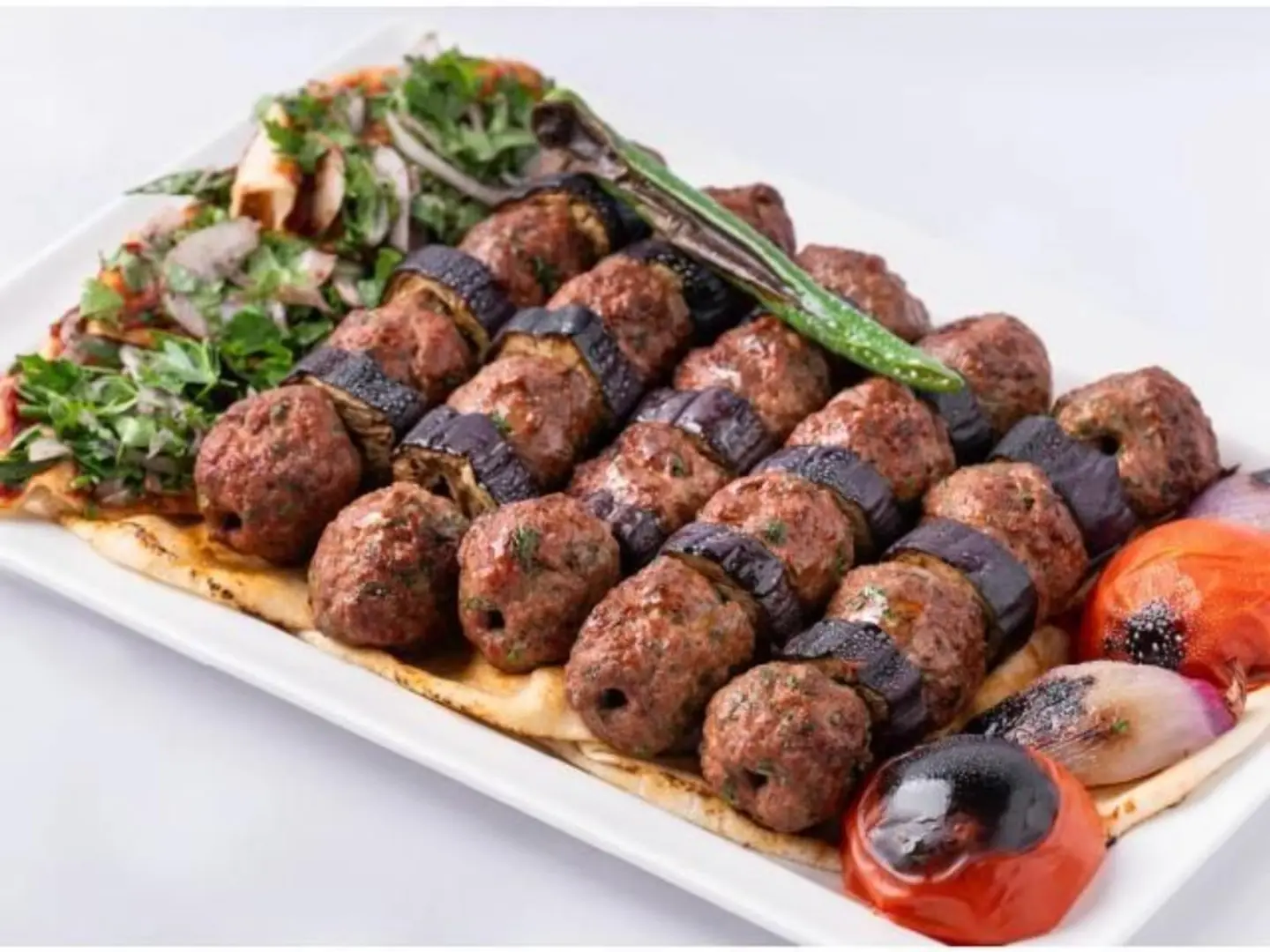 Eggplant Kebab With Tahini - Small