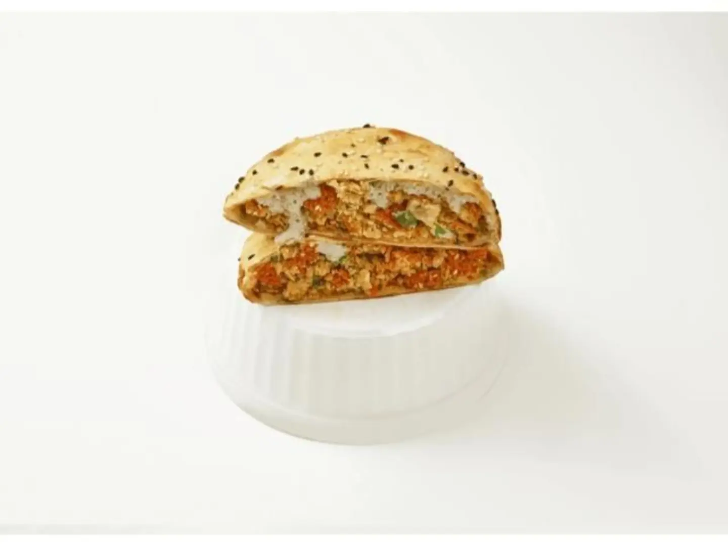 تونه ساندوتش مدور - بدون جبن