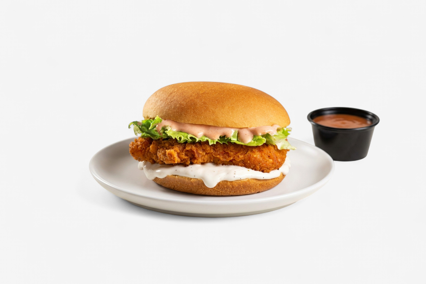 National Spicy Chicken Burger - Without Cheese