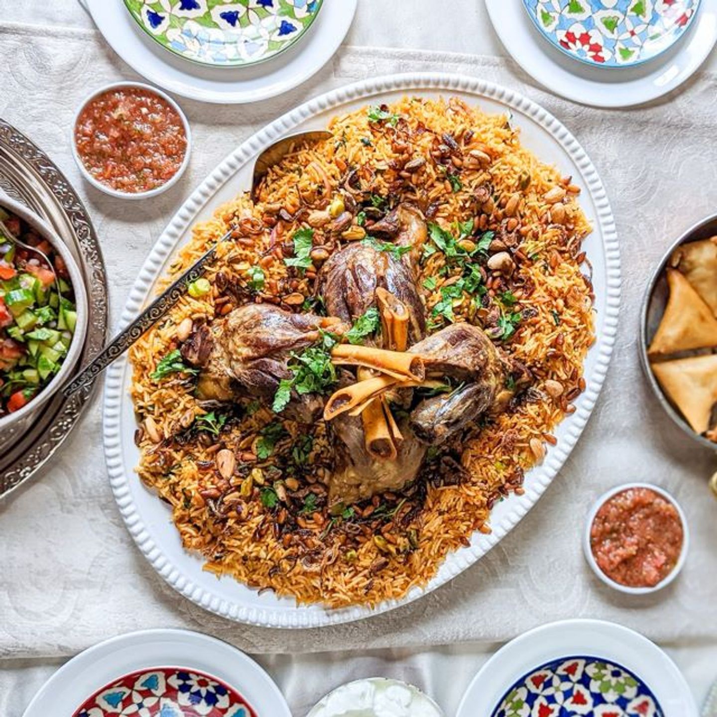 كبسة لحم - ربع