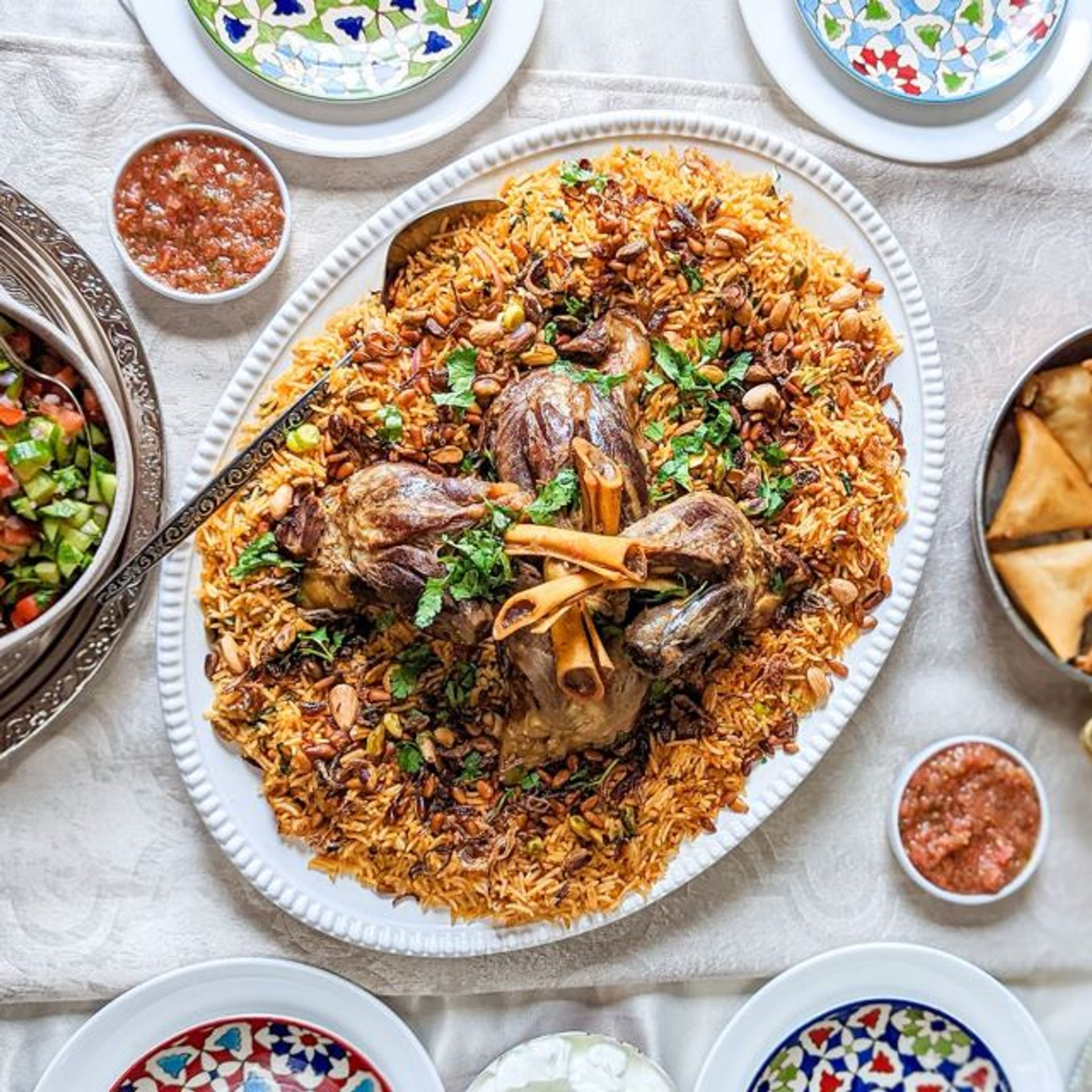 كبسة لحم - ربع