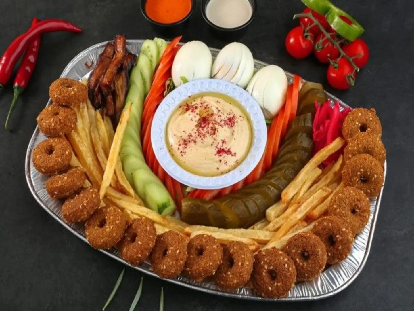 صحن فلافل - صغير