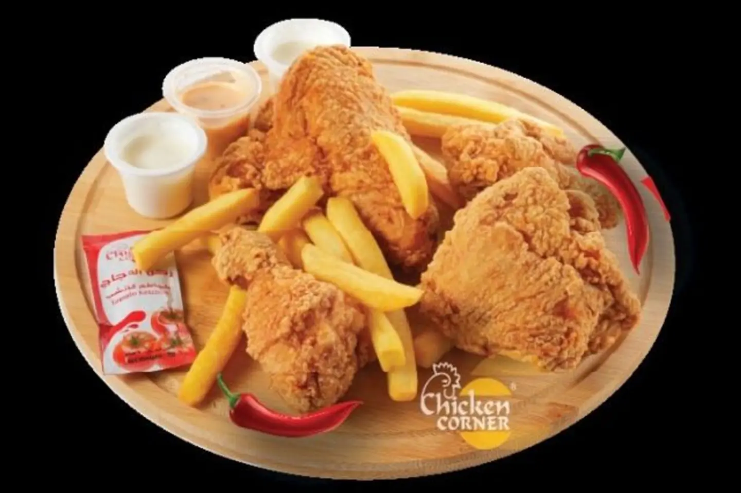Spicy Broasted Chicken 4pcs - Spicy