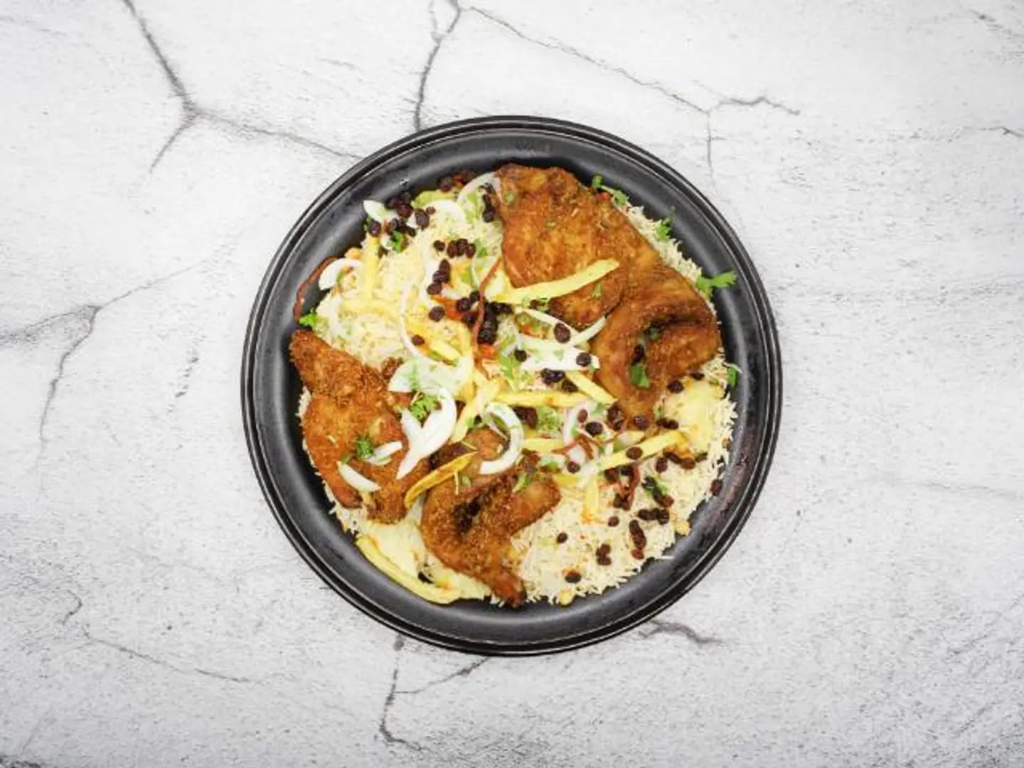 دجاج مقلي مع الأرز - صغير