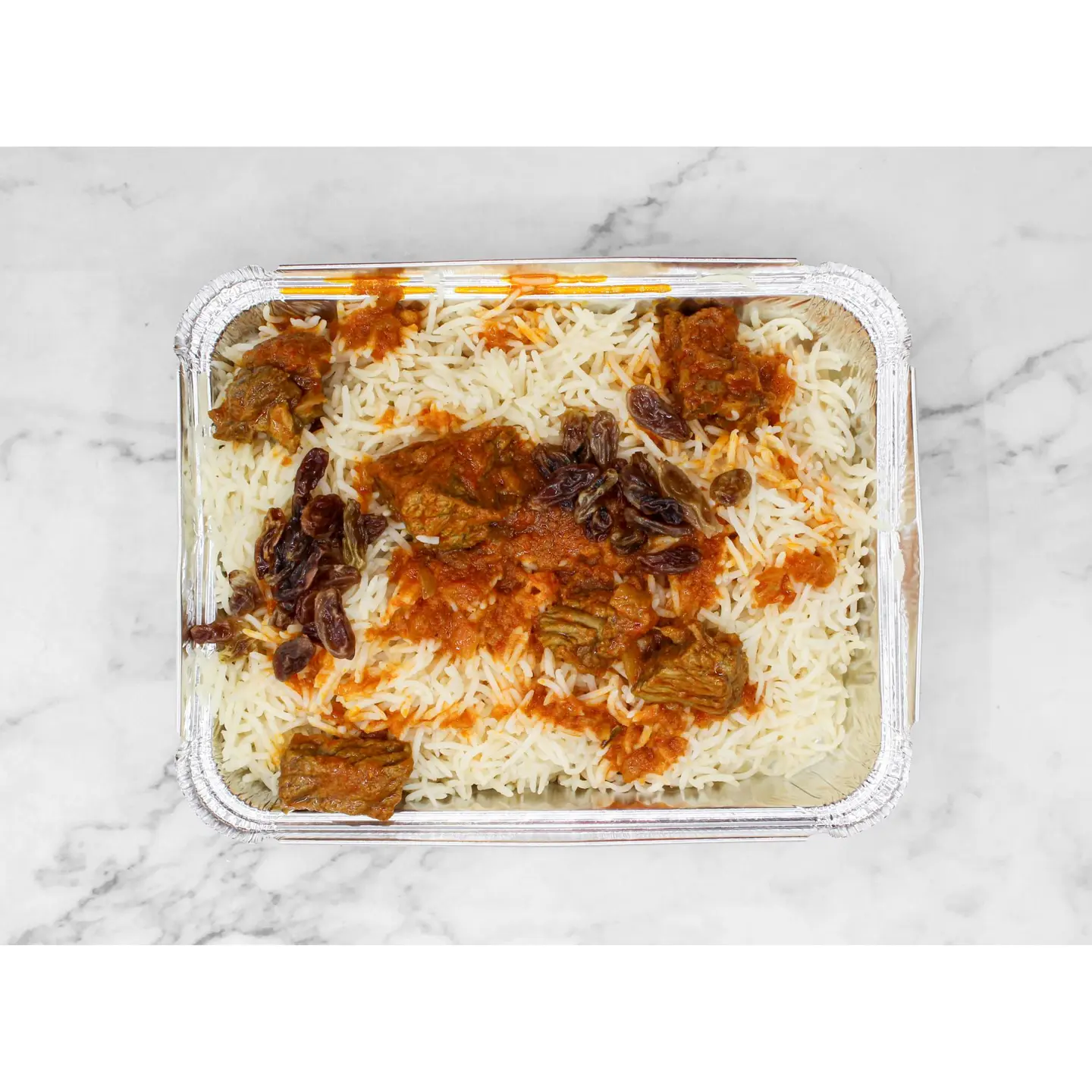 For One Person - Half A Plate Of Meat Biryani