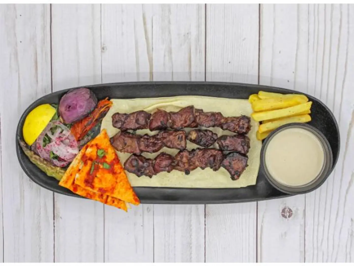 Grilled Liver On Charcoal - 1/2 Kg
