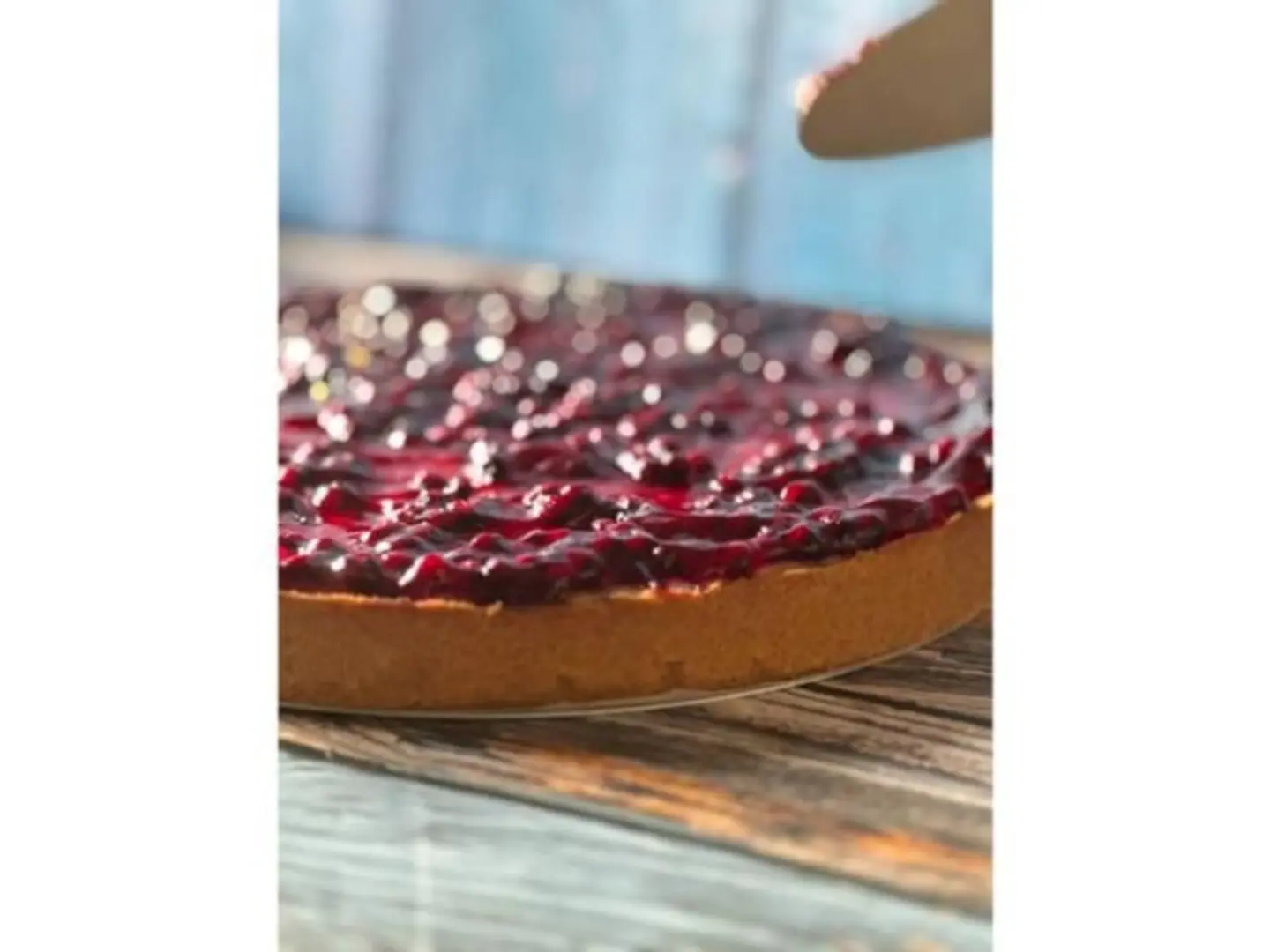 تشيز كيك توت ازرق - صغير