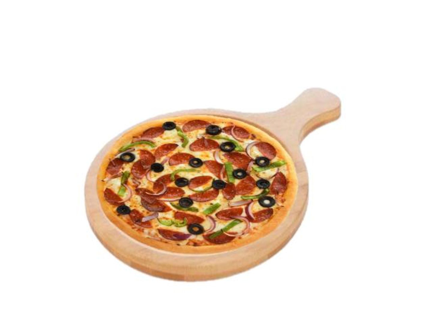 Pepperoni Pizza With Vegetables - Medium