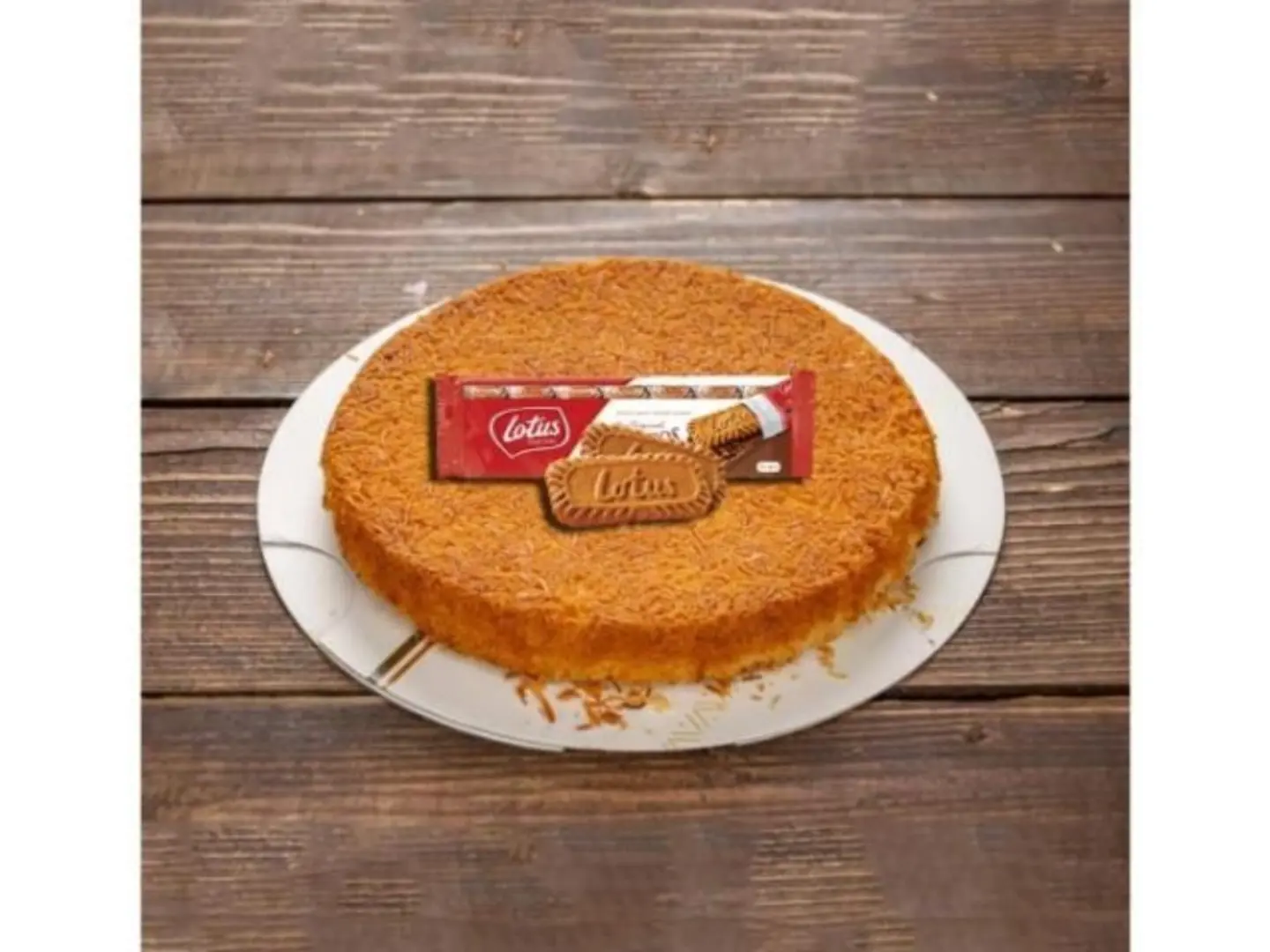 كنافة لوتس - صحن صغير