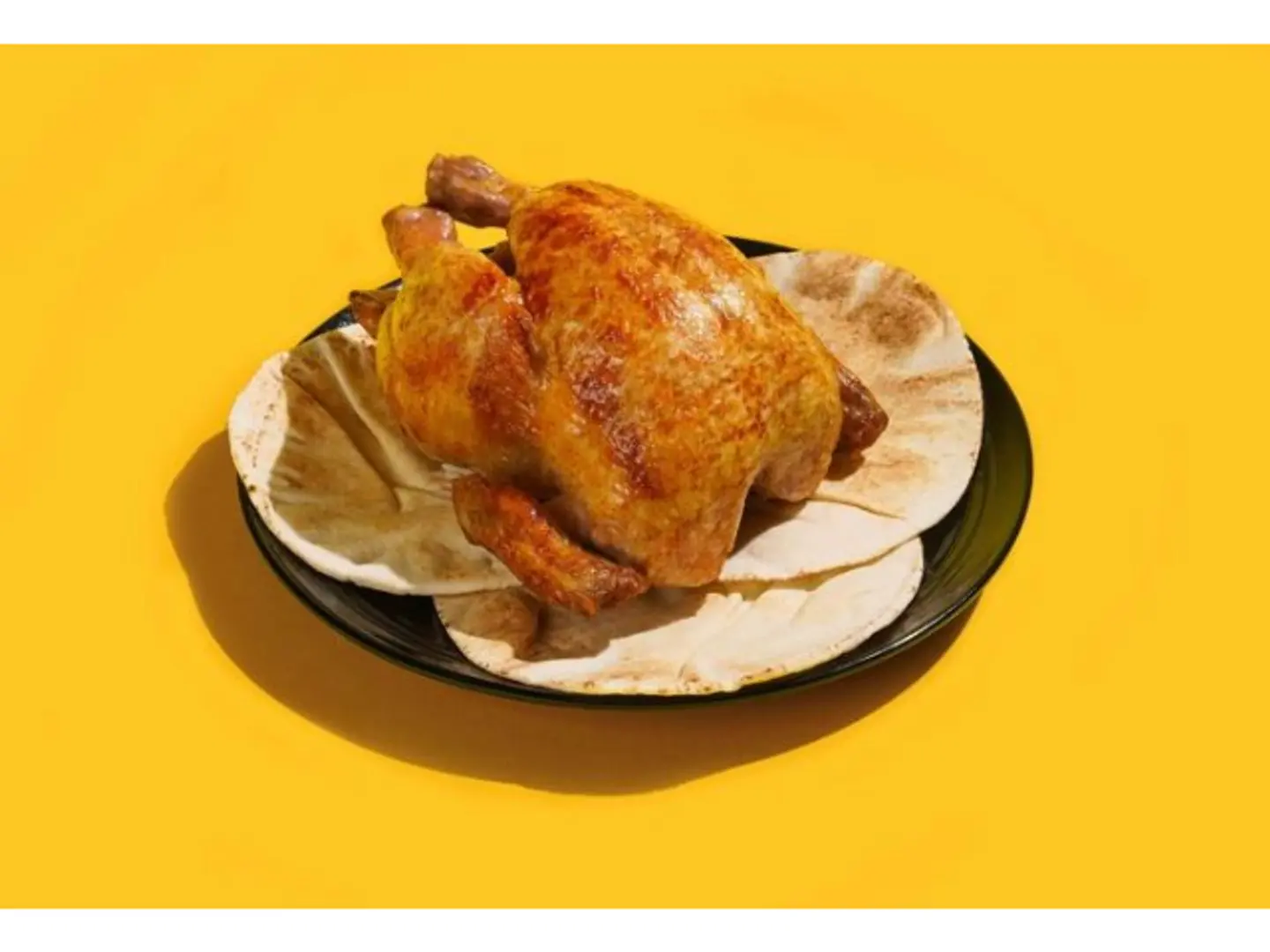 شواية سادة - نص حبة دجاج