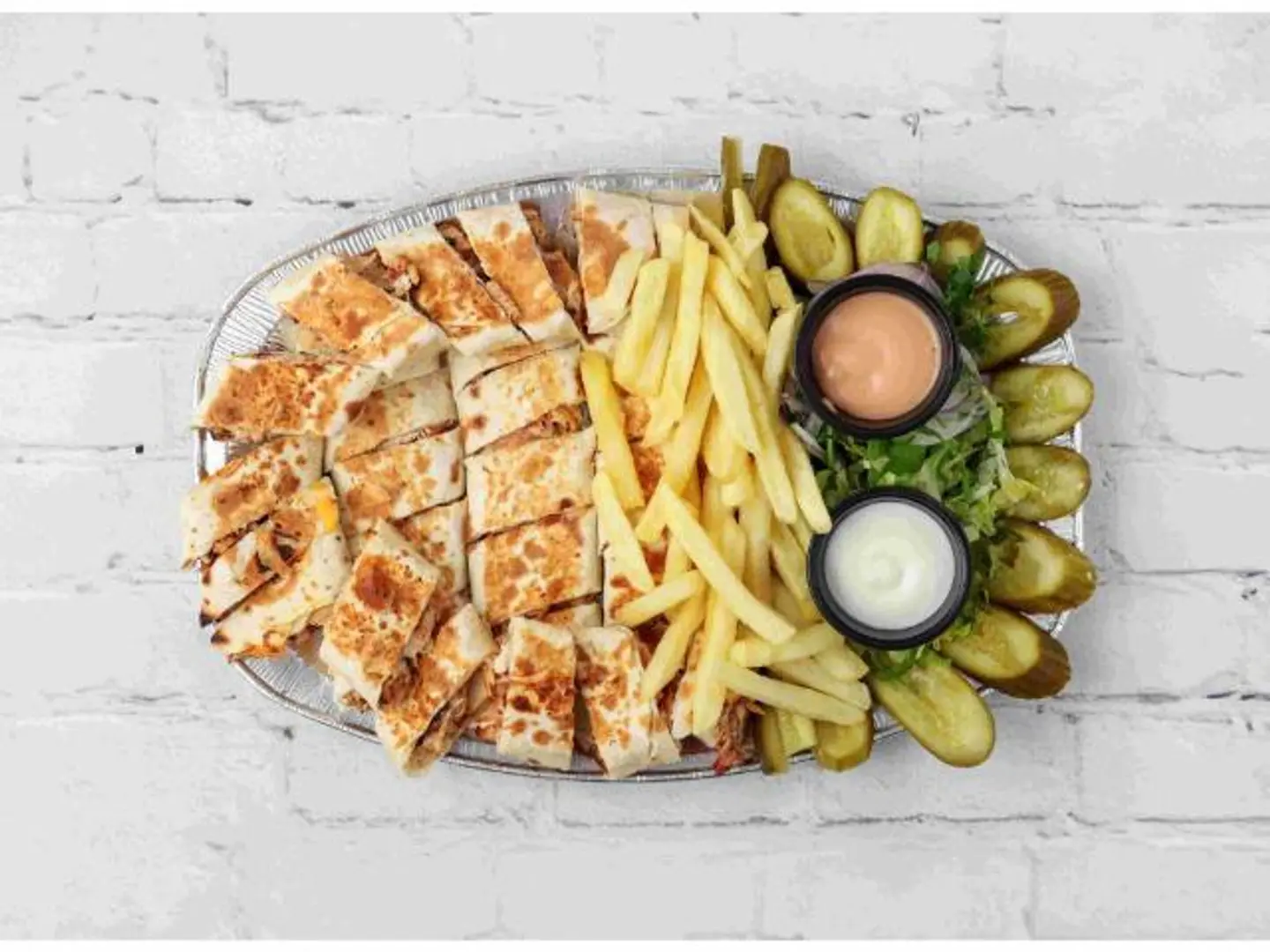 Large Shredded Plate - Without Cheese