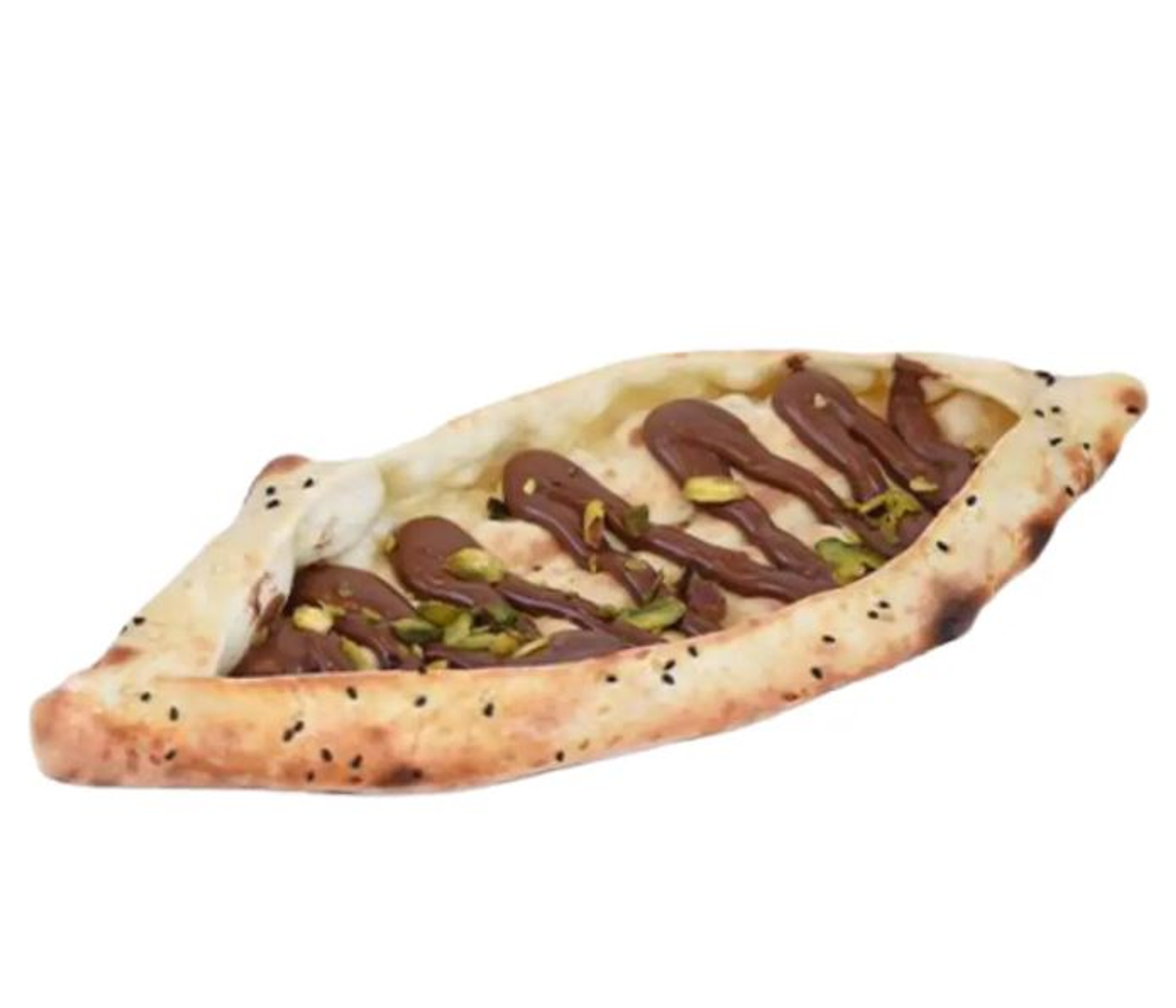 فطيرة نص فستق نص نوتيلا - وسط