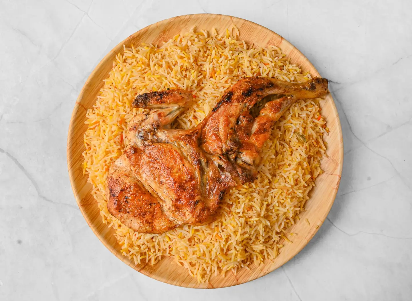 دجاج مظبي - نصف حبة