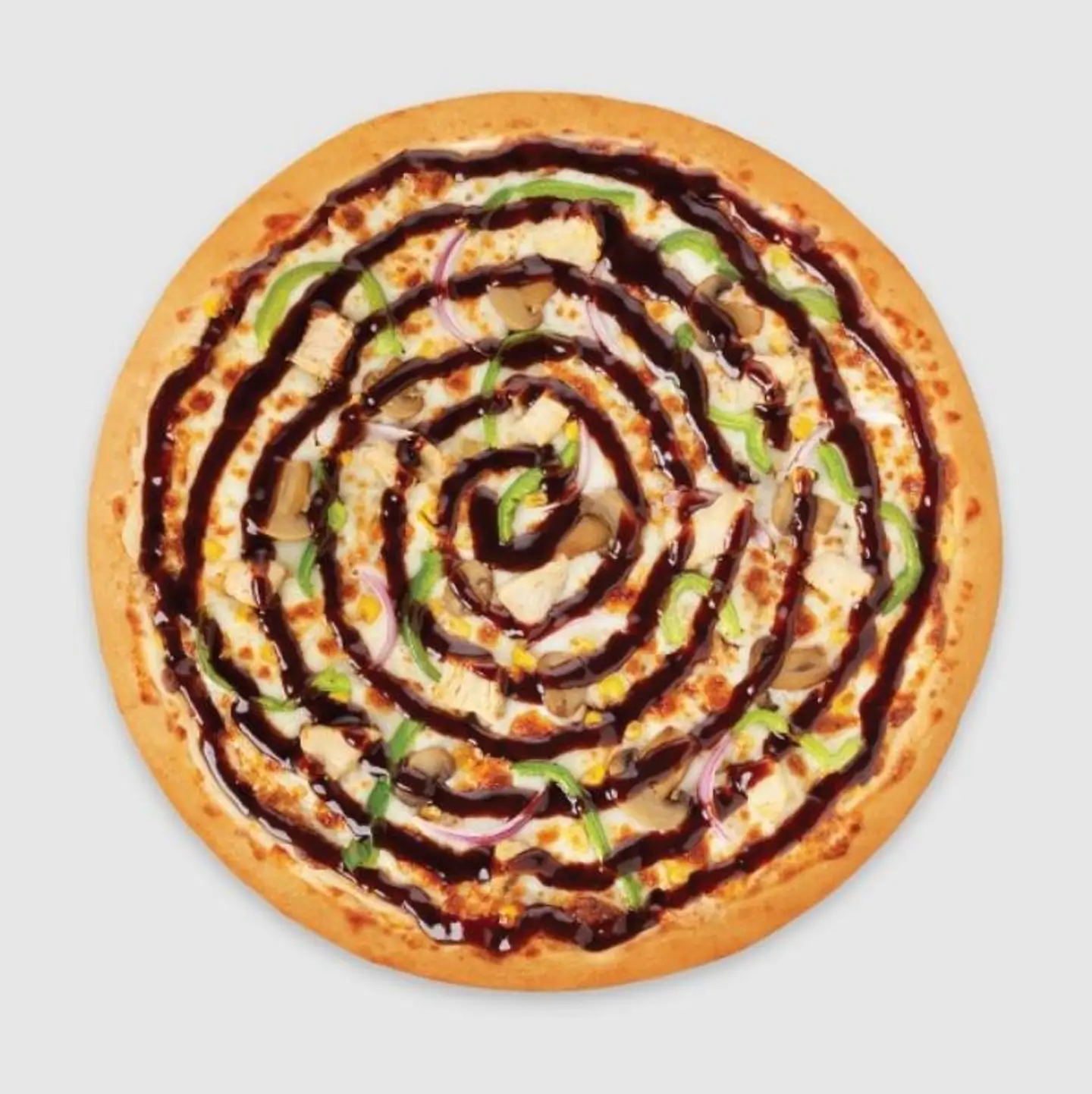 بيتزا باربكيو - وسط