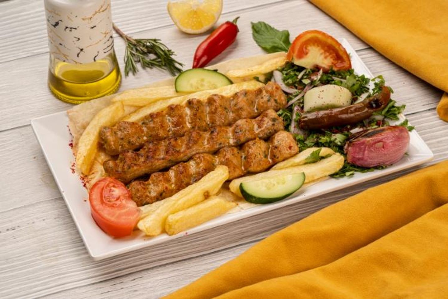 كباب دجاج - صحن