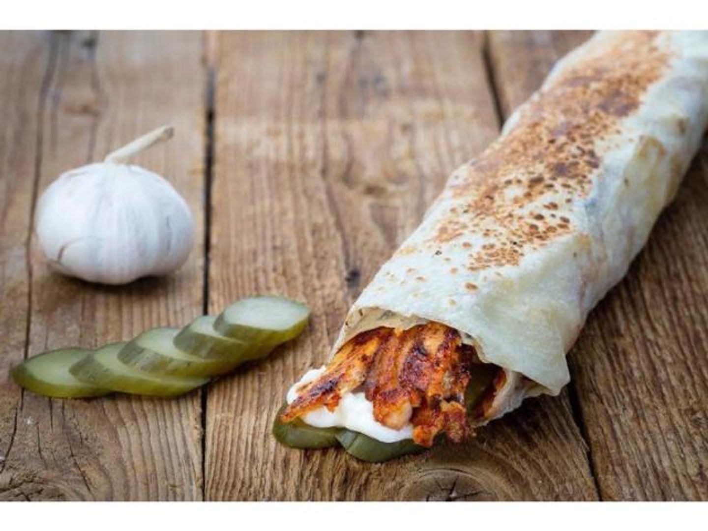 Sarukh Shawarma With Qursan - Without Cheese