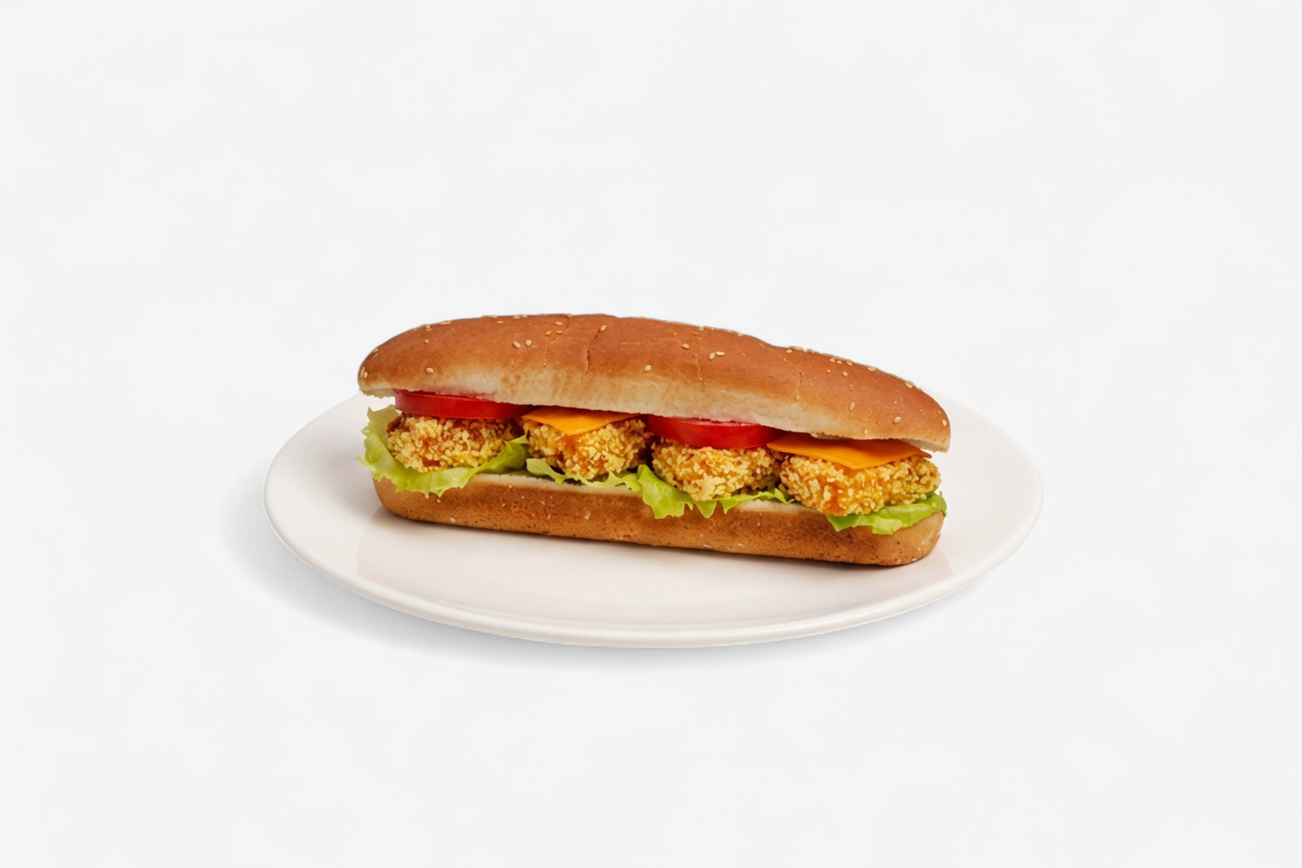 Sandwich Mushabb Fish Hot - Sandwich