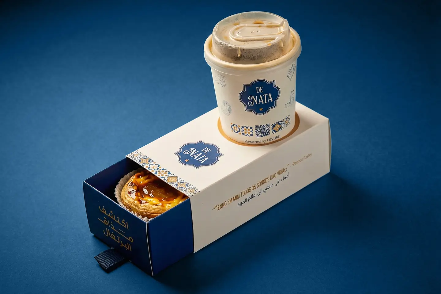 ١ باستيل دي ناتا + قهوه - التركيبة الكلاسيكية