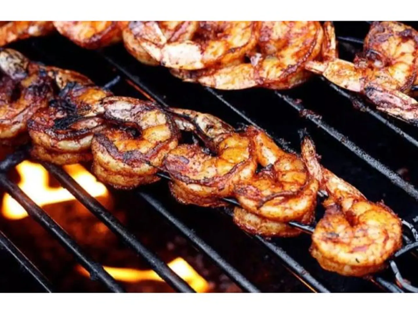 Grilled Shrimp Without Shell On Charcoal - Small