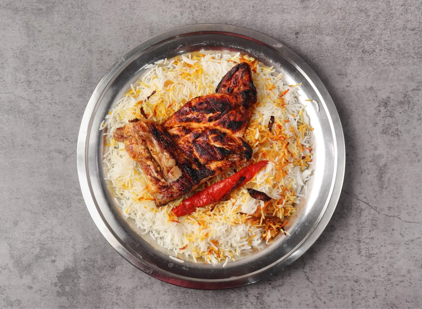 Half A Chicken On Charcoal - Plain