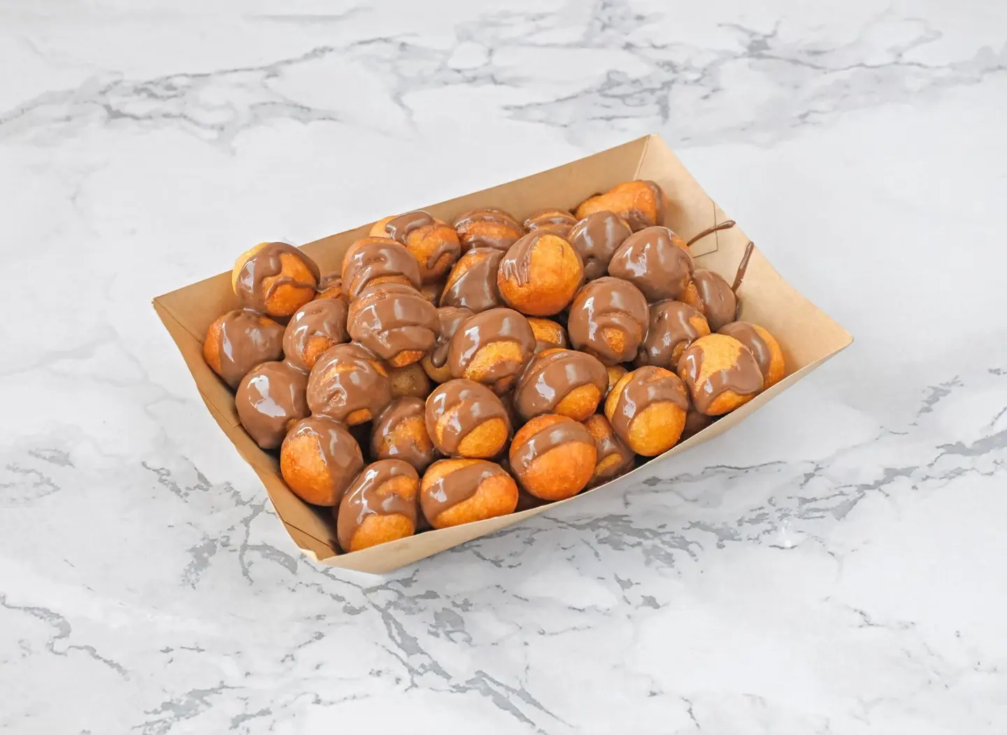 Box Of Luqaimat Filled With Nutella - Small