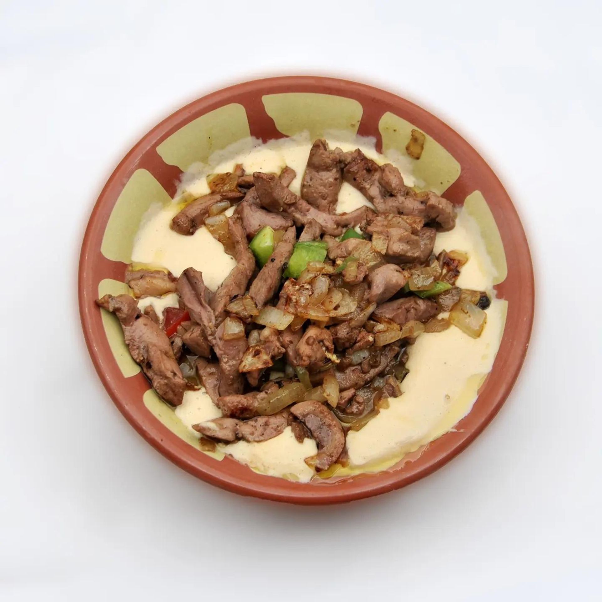كبده بالحمص - وسط