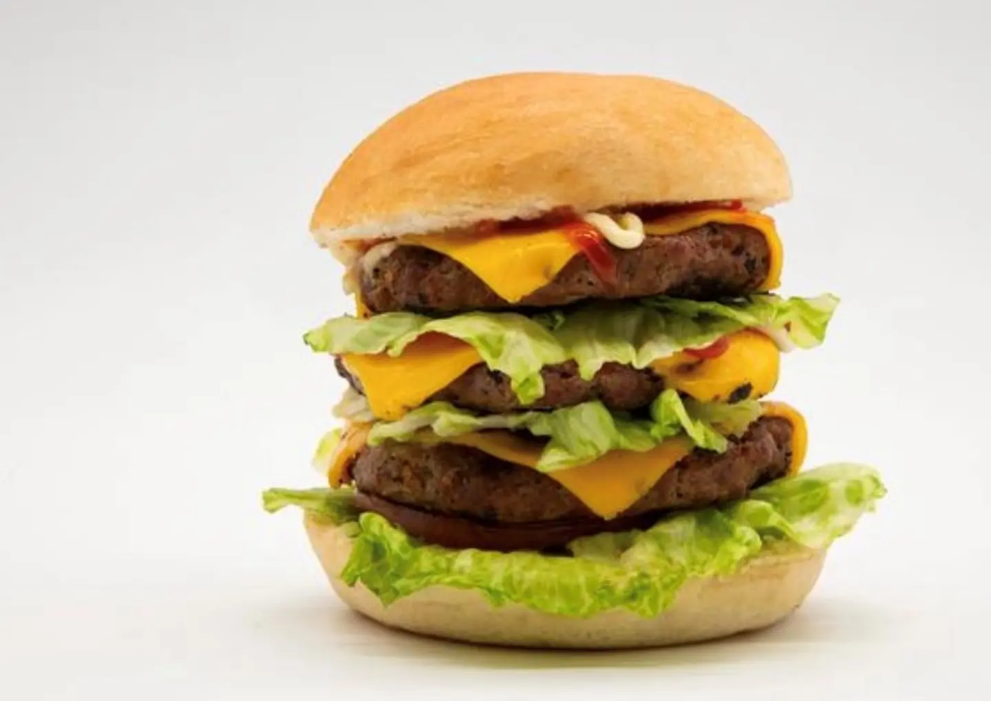 Triple Burger Fresh Grilled Beef - Sandwich