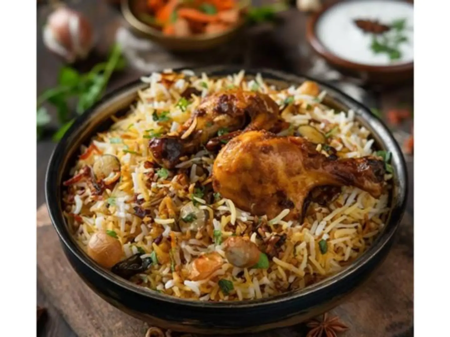Dum Chicken Biryani - Half