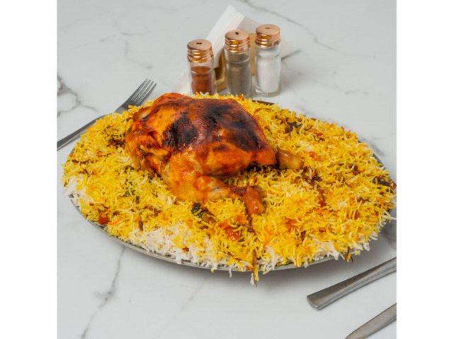 دجاج مندي مع الارز - ربع حبه